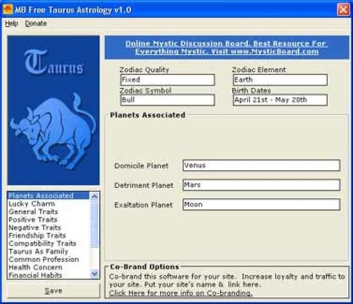 MB Taurus Astrology