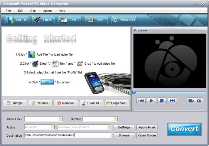 Aiseesoft Pocket PC Video Converter