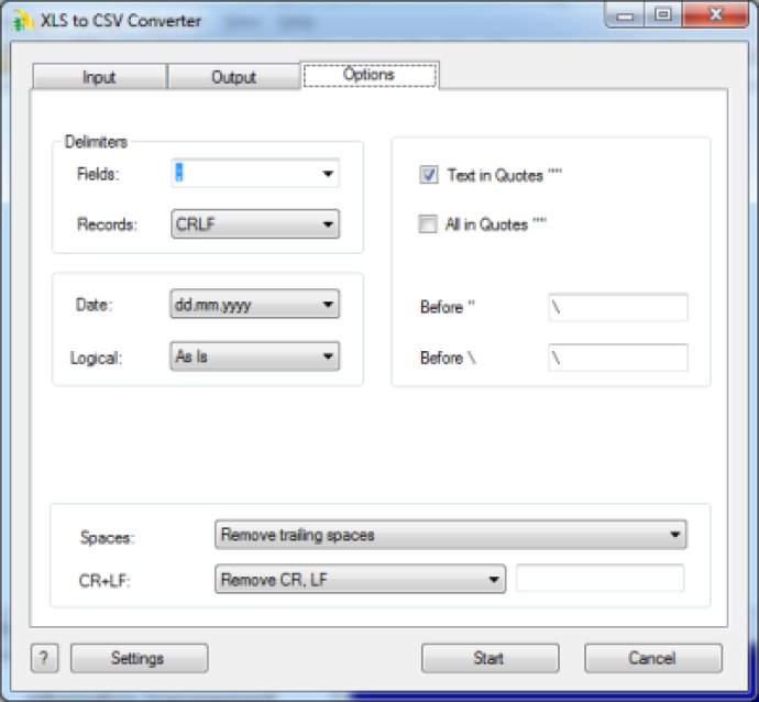 XLS to CSV Converter