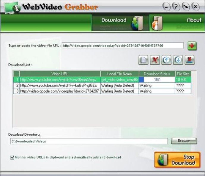 Web Video Grabber