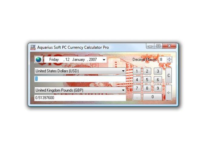 Aquarius Soft PC Currency Calculator Pro