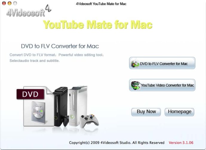 4Videosoft YouTube Mate for Mac