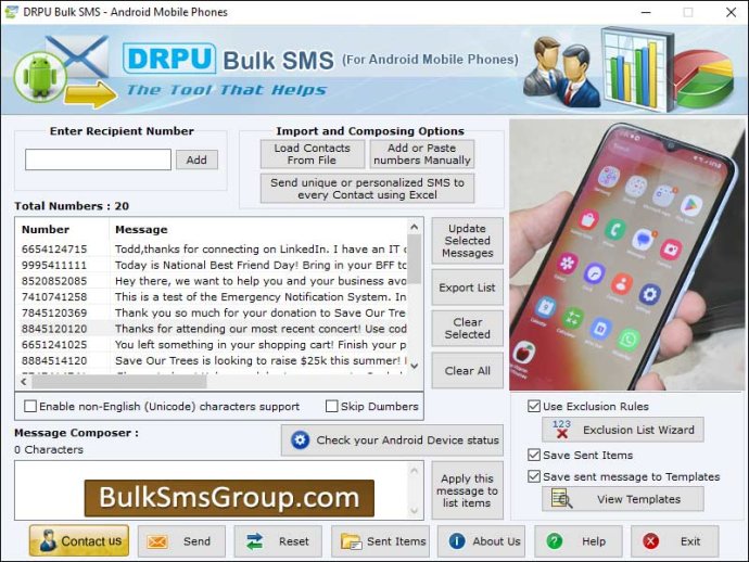 Bulk SMS Android Bulk SMS Android