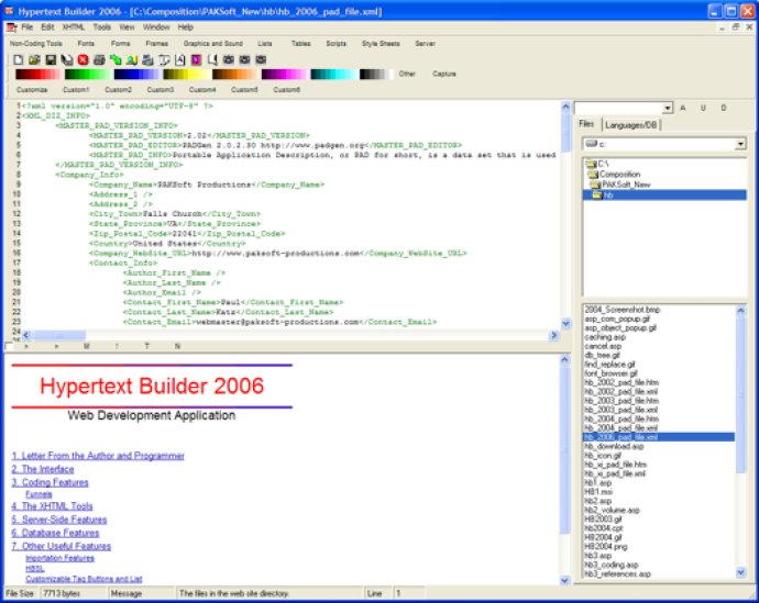 Hypertext Builder