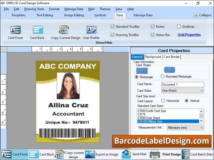 ID Cards Designing Program ID Cards Designing Program