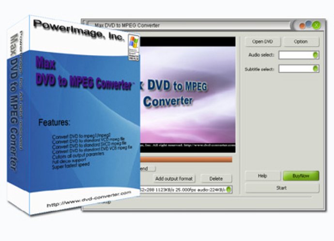 Max DVD to MPEG Converter