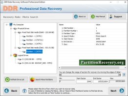 Recover Partition Data