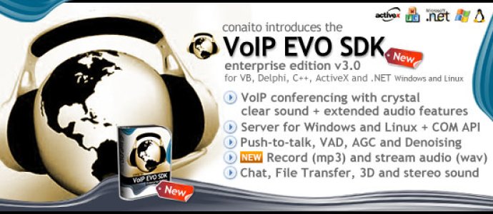 VoIP EVO SDK for Windows and Linux
