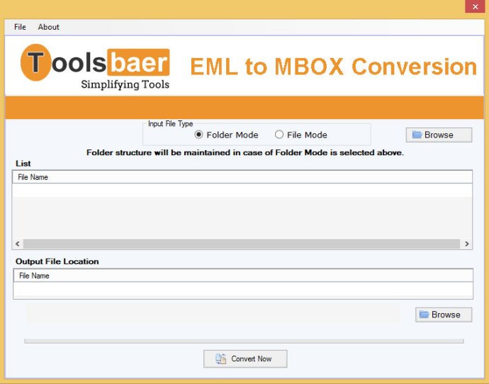 ToolsBaer EML to MBOX Conversion