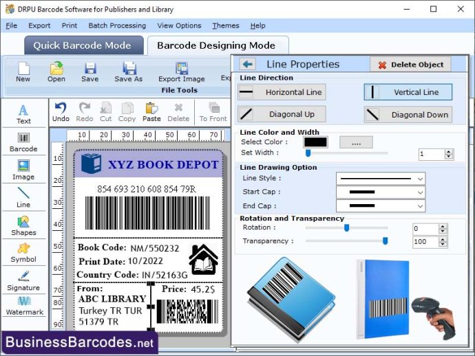 Library Barcode Label Tools