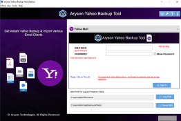 Yahoo Backup Tool