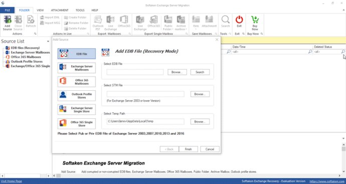 Softaken Exchange Server Migration