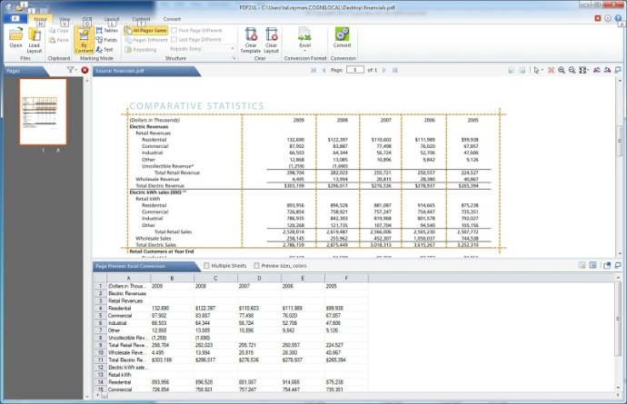 PDF2XL Enterprise: Convert PDF to Excel