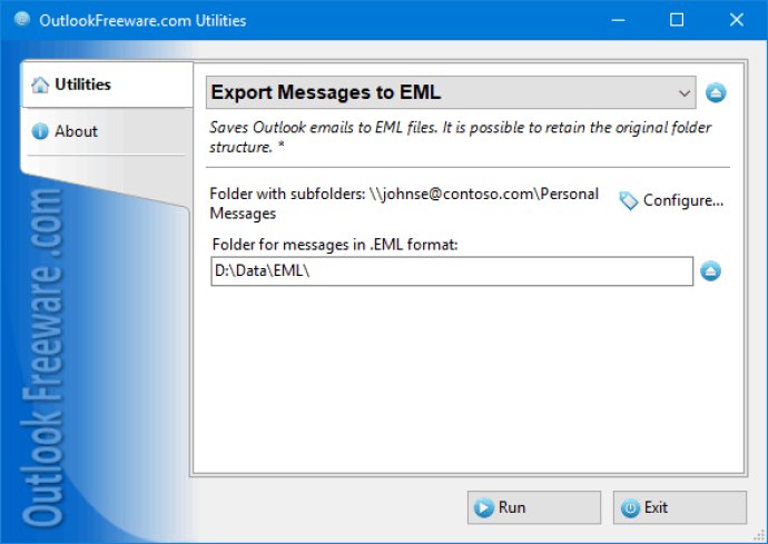 Export Messages to EML Files