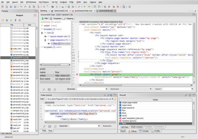 EditiX XML Editor (for Windows)