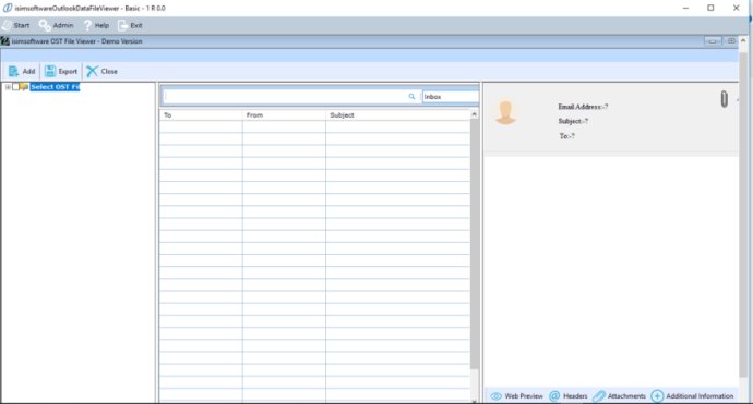 isimsoftware Outlook Data File Viewer