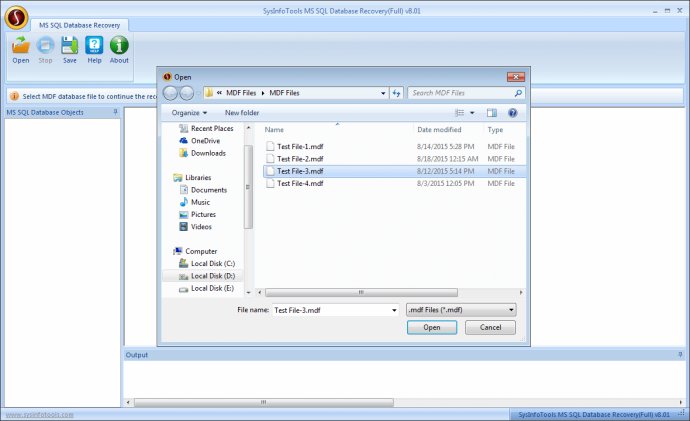 SysinfoTools MS SQL Database Recovery