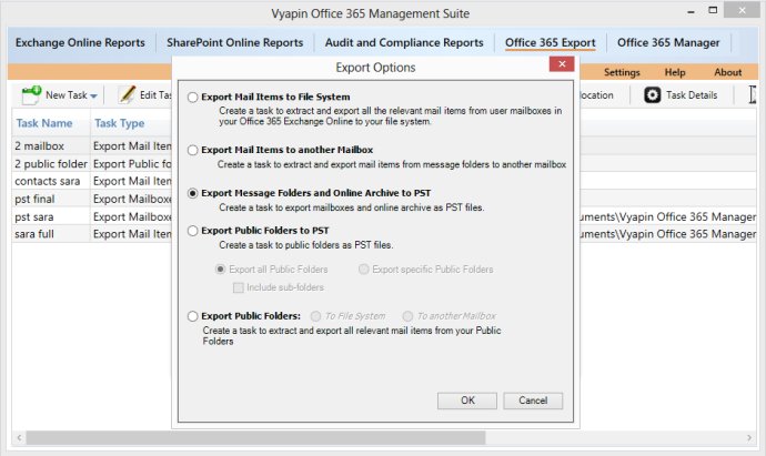 Office 365 Export