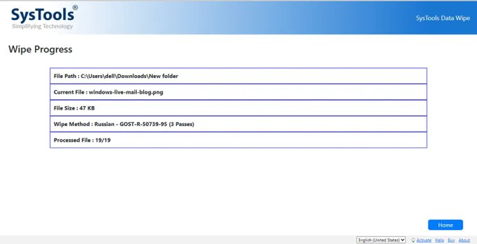 SysTools Data Wipe SysTools Data Wipe
