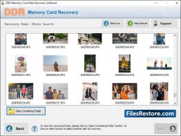 Memory Card File Restore Software