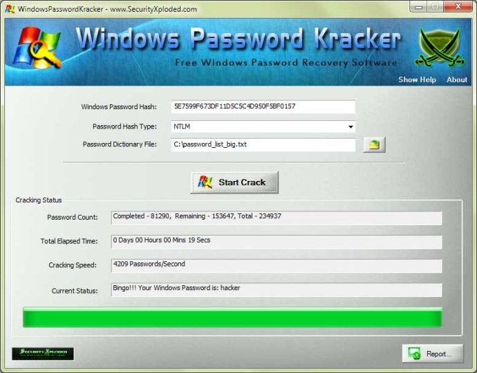 Password Kracker for Windows
