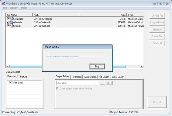 Word Excel To Text Converter