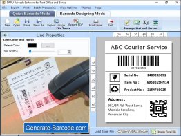 Post Office Bank Barcode