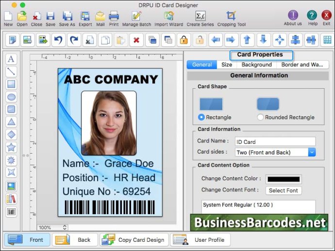 ID Card Maker Software for Mac