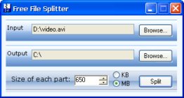 Free File Splitter