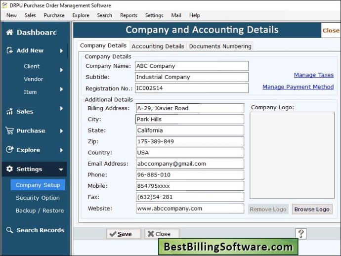 Purchase Order Management