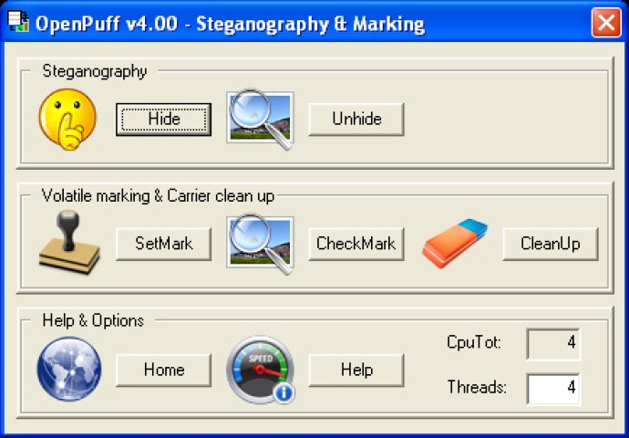 OpenPuff Steganography and Watermarking