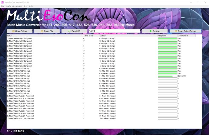 432 Hz Converter MultiEsoCon
