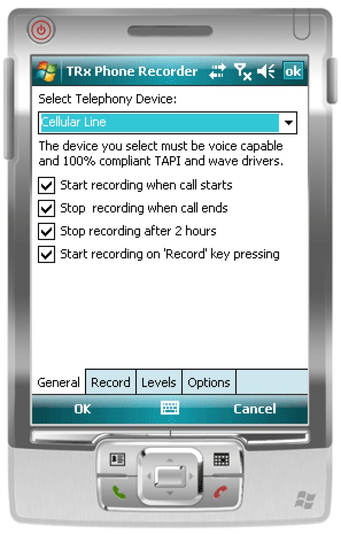 TRx Call Recorder Windows CE