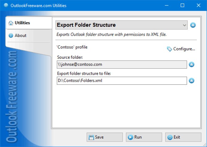 Export Folder Structure