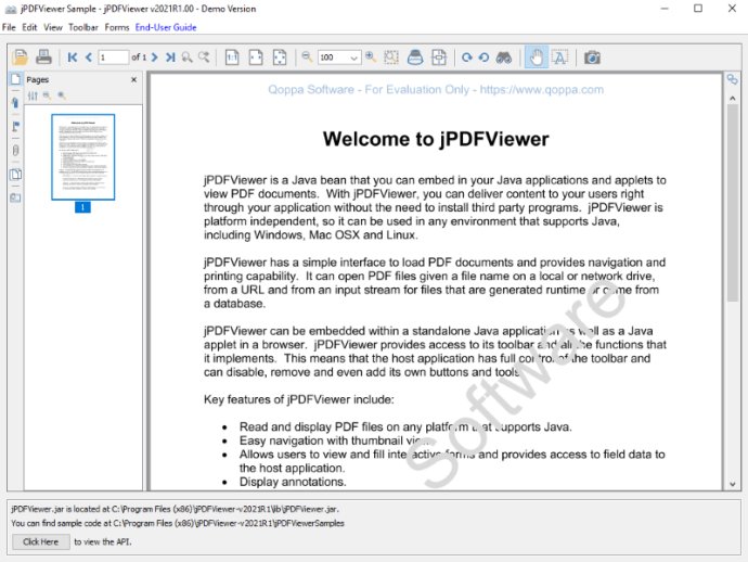 jPDFViewer for Linux