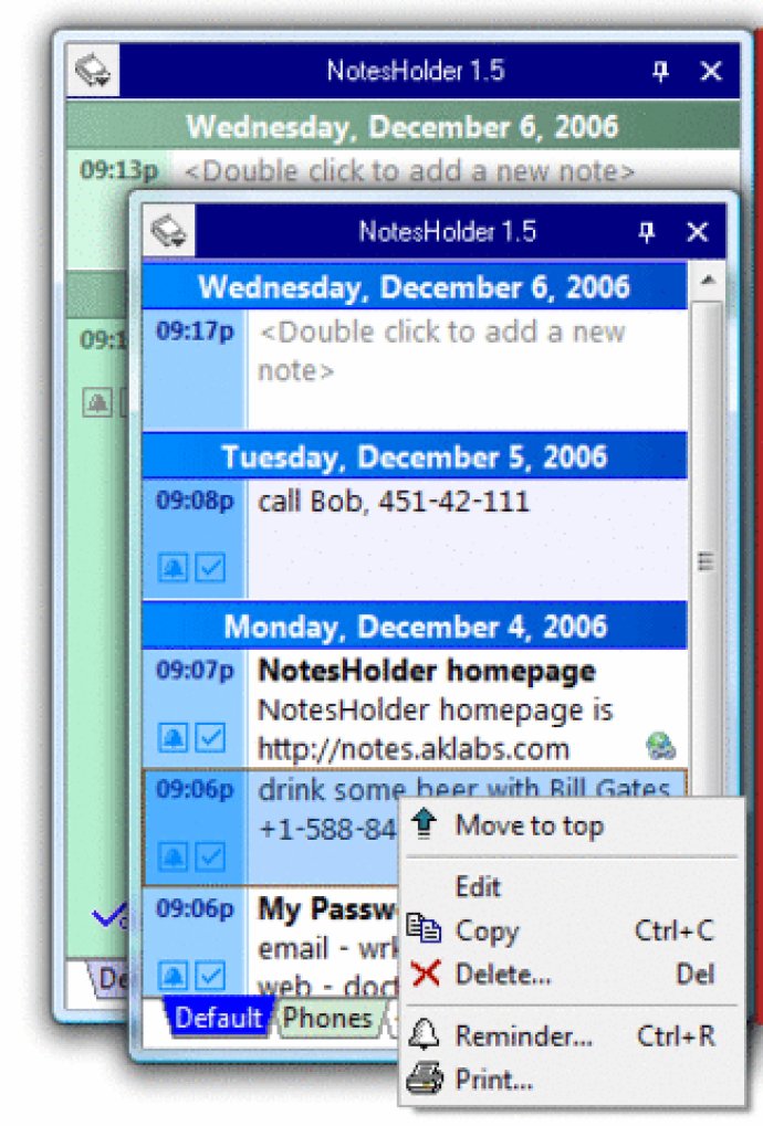 NotesHolder Lite