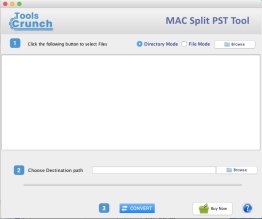 ToolsCrunch Mac Split PST Tool