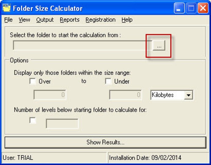Folder Size Calculator