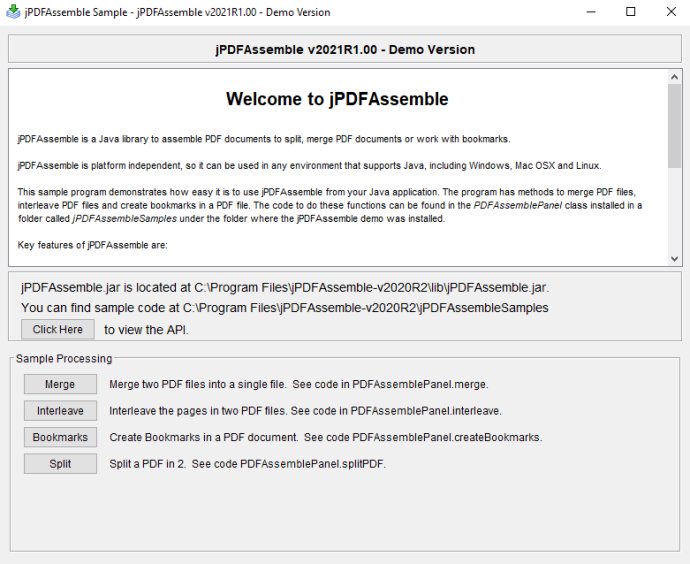 jPDFAssemble for Linux