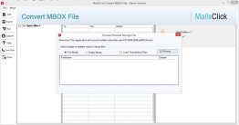 MailsClick Convert MBOX File