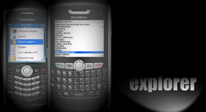 Aerize Explorer for T-mobile BlackBerry Curve 8320
