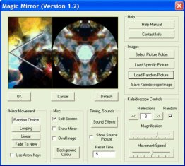 Magic Mirror Kaleidoscope Screensaver
