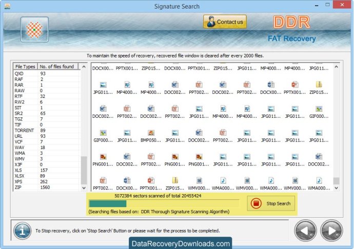 FAT Data Recovery Application
