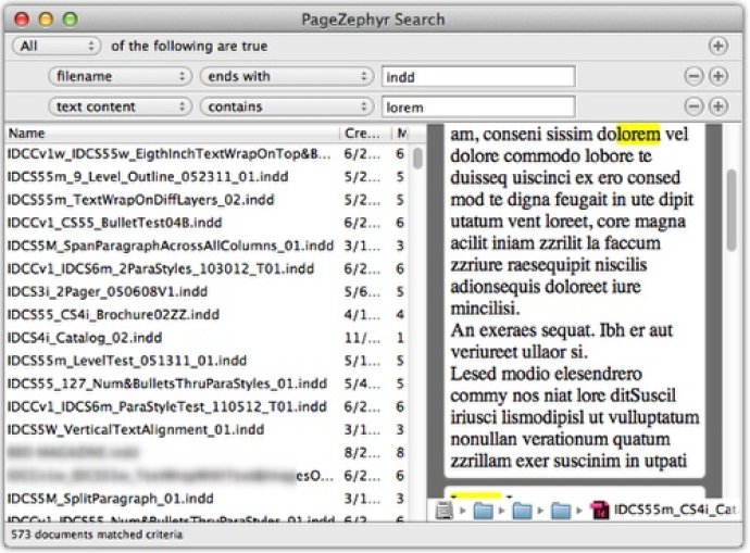 PageZephyr Search