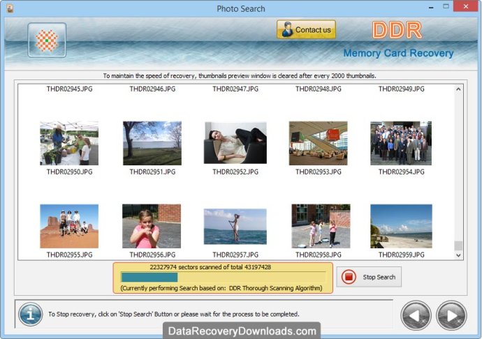 Memory Card Data Recovery Application