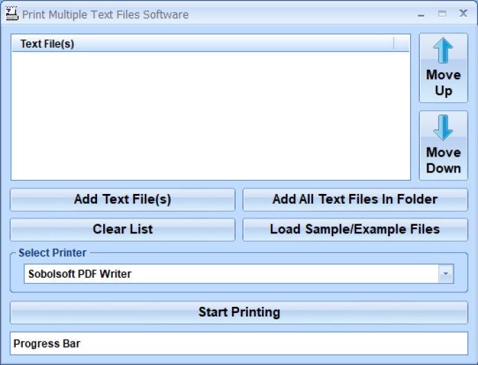 Print Multiple Text Files Software
