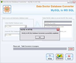 Freeware MySQL to MSSQL Converter