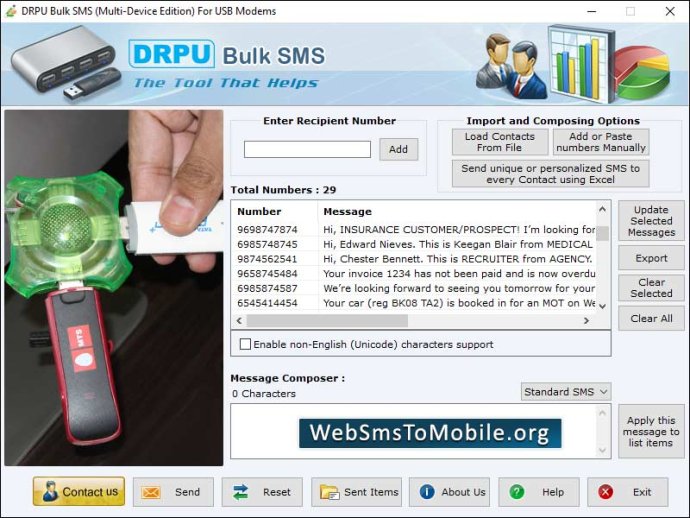 Web SMS to Mobile Web SMS to Mobile
