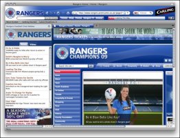 UK Rangers FC Theme for Firefox