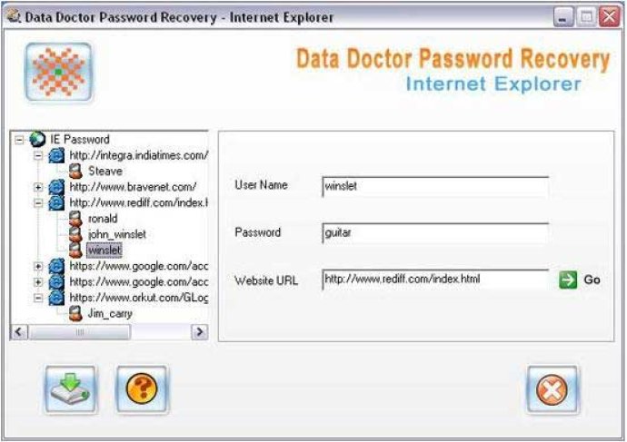 IE Password Recovery Utility